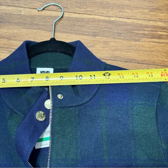 Anne Klein green blue plaid jacket NWT size large - Picture 11 of 12